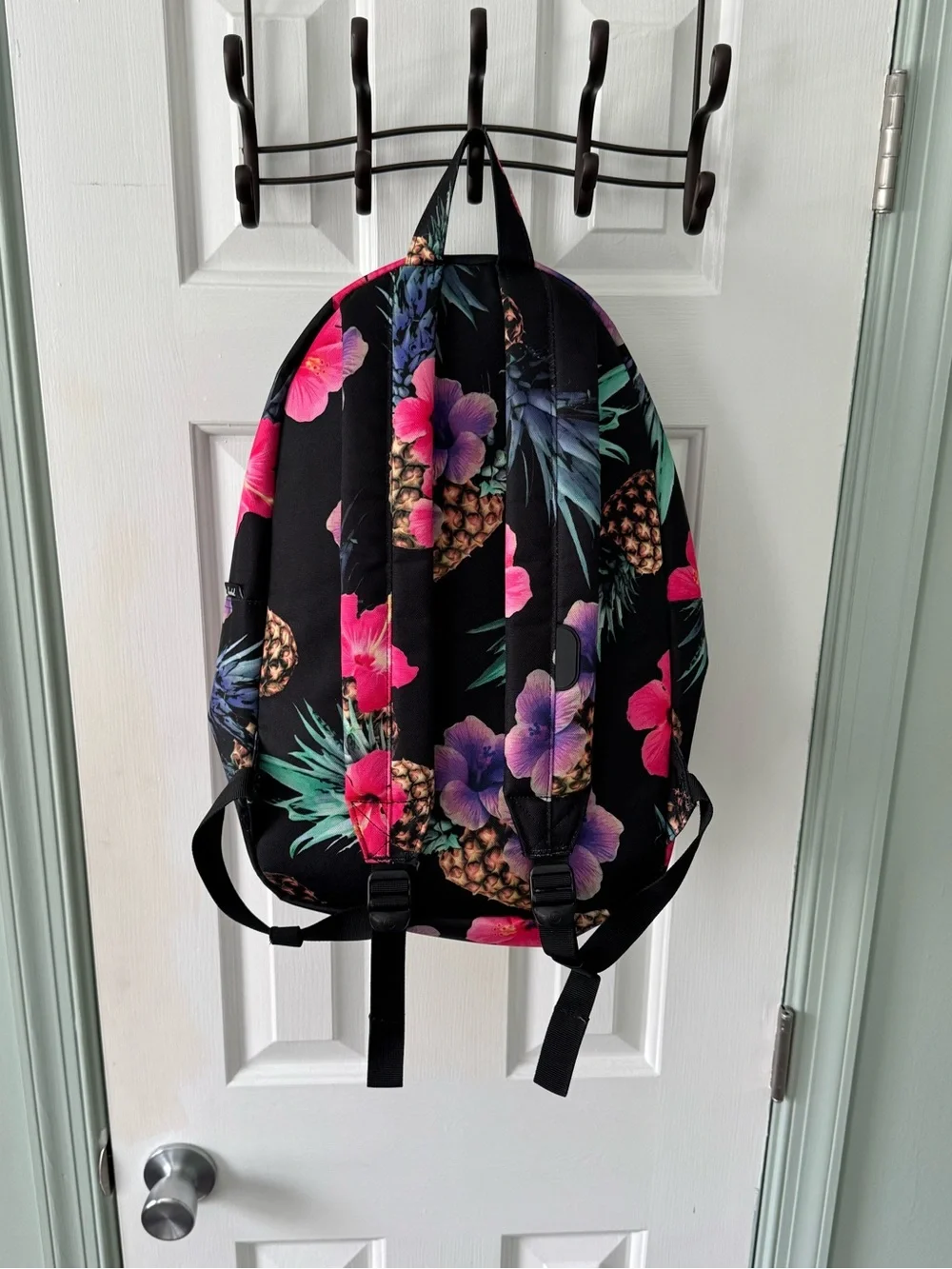 Herschel Supply Company Black Floral & Pineapple Backpack
